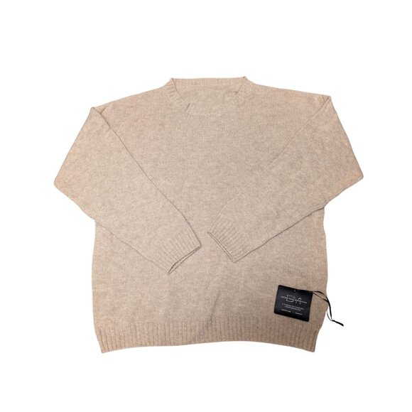 DYI Women's Cashmere Wool Oversized Sweater Tan Medium - Picture 2 of 7